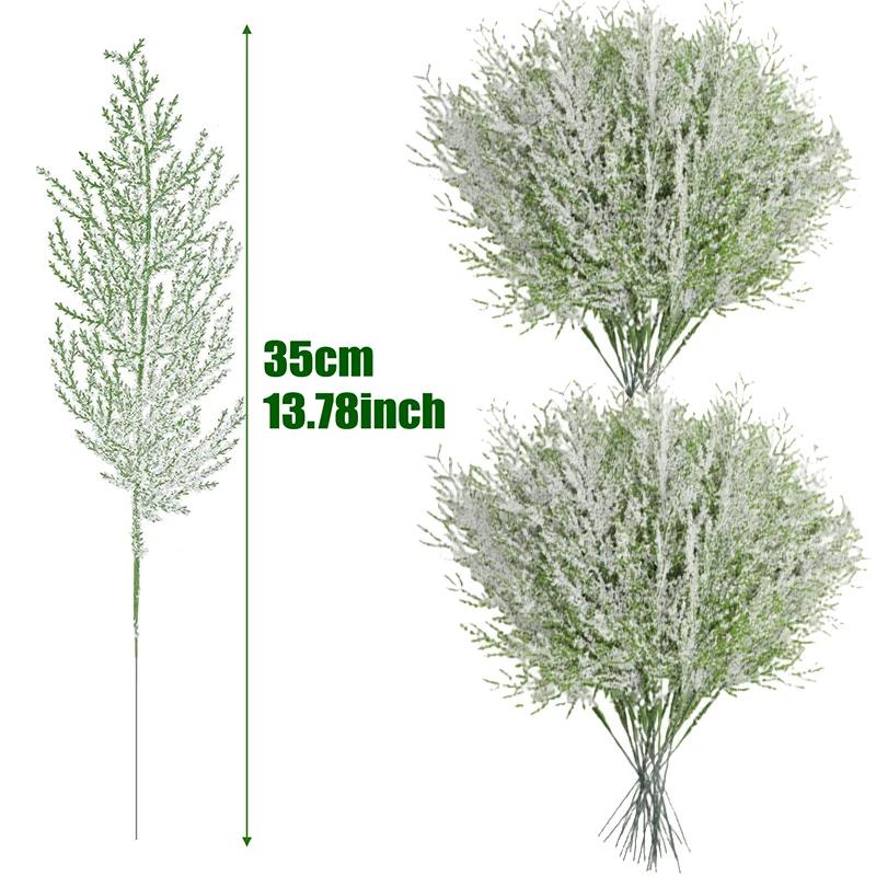 1/60Pcs Christmas Frosted Pine Branches Artificial Faux Cedar Fake Snow Sprigs Pine Leaves Plastic Cypress Garland Wreath DIY 1PC
1/60Pcs Christmas Frosted Pine Branches Artificial Faux Cedar Fake Snow Sprigs Pine Leaves Plastic Cypress Garland Wreath DIY 1PC