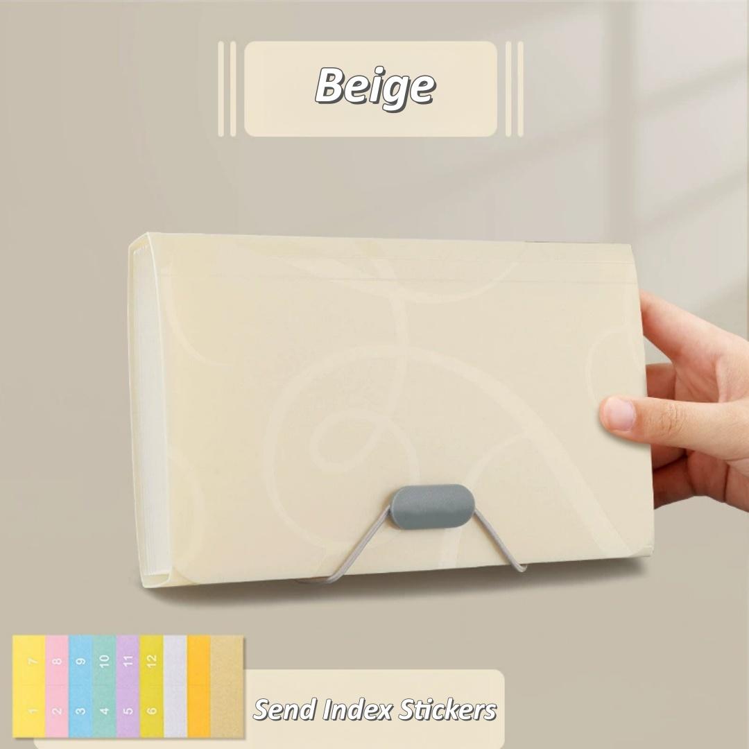 A6 Organ Bag Multi-Layered File Organizer File Storage Candy Colors Document Folders For Home Document Storage File Management бежевий
A6 Organ Bag Multi-Layered File Organizer File Storage Candy Colors Document Folders For Home Document Storage File Management бежевий
