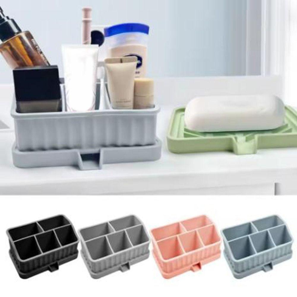 Anti-Slip Silicone Toothbrush Storage Box Draining Toothbrush Toothpaste Organizer Travel сірий
Anti-Slip Silicone Toothbrush Storage Box Draining Toothbrush Toothpaste Organizer Travel сірий