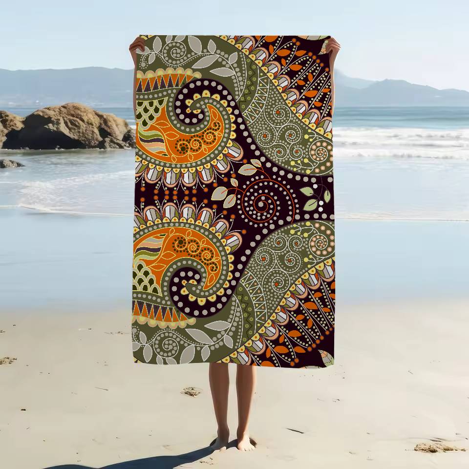 Paisley Print Beach Towel For Kids Bath Towel Pool Towel Vacation Gift Picnic Towel Party Gift W40*H60(CM)
Paisley Print Beach Towel For Kids Bath Towel Pool Towel Vacation Gift Picnic Towel Party Gift W40*H60(CM)