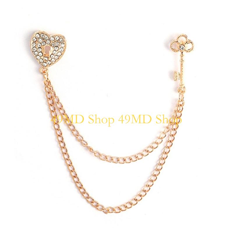 49MD Unique Heart Brooch Long Chain Metal Accessory For Everyday Wear And Special Occasion золотой
49MD Unique Heart Brooch Long Chain Metal Accessory For Everyday Wear And Special Occasion золотой