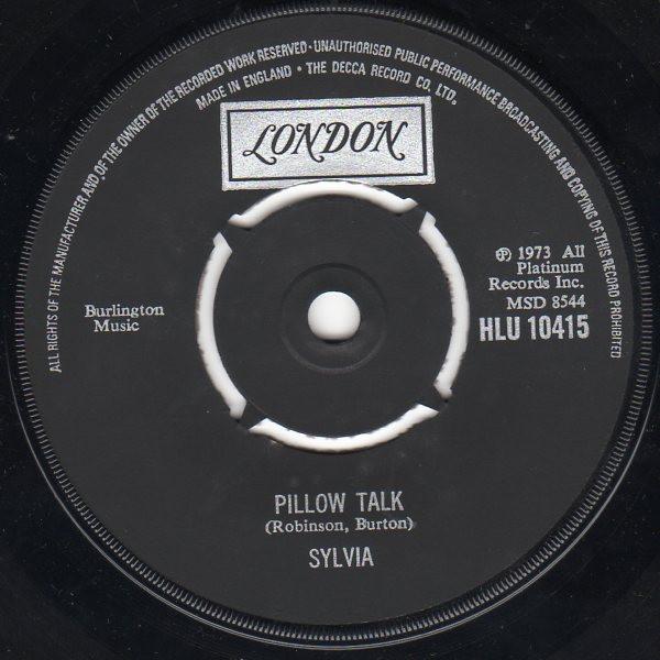 7-дюймовая пластинка SYLVIA ROBINSON - Pillow Talk HLU10415 London Records 1973 UK Соул/Фанк Б/У
7-дюймовая пластинка SYLVIA ROBINSON - Pillow Talk HLU10415 London Records 1973 UK Соул/Фанк Б/У