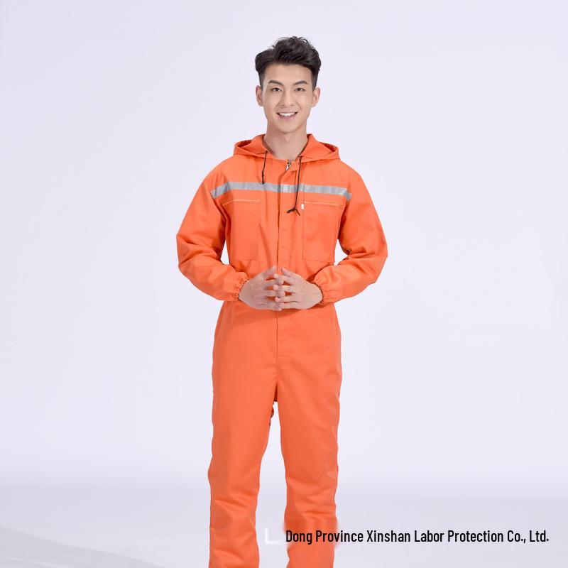 Unisex Dustproof Stain-Resistant Coveralls with Hood, Reflective Strips, and Breathable Fabric for Labor Protection. XXXL
Unisex Dustproof Stain-Resistant Coveralls with Hood, Reflective Strips, and Breathable Fabric for Labor Protection. XXXL