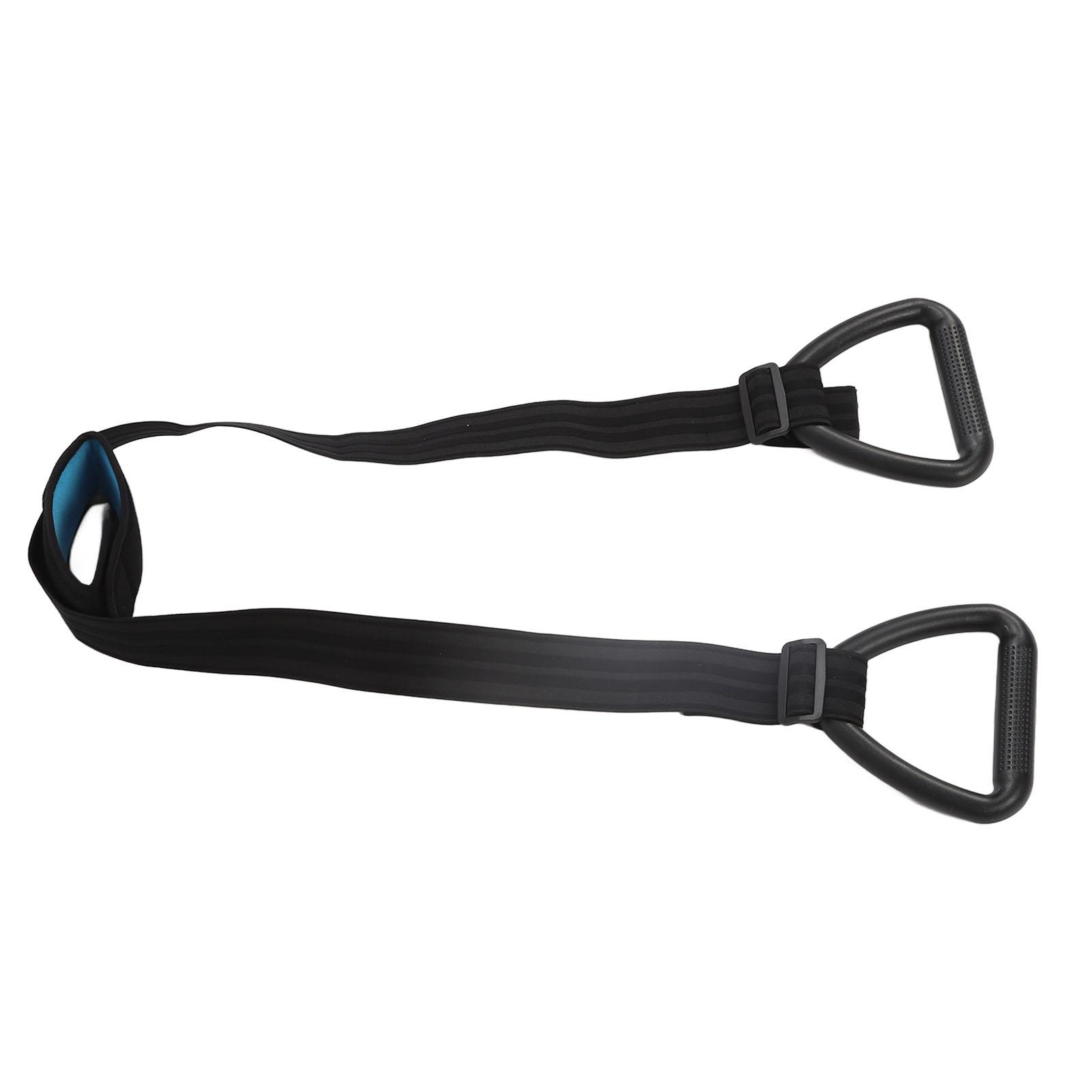 Ремень для подъема ног, жесткая петля для ног, ручка, ремень для вытягивания ног для взрослых, пожилых людей с ограниченными возможностями