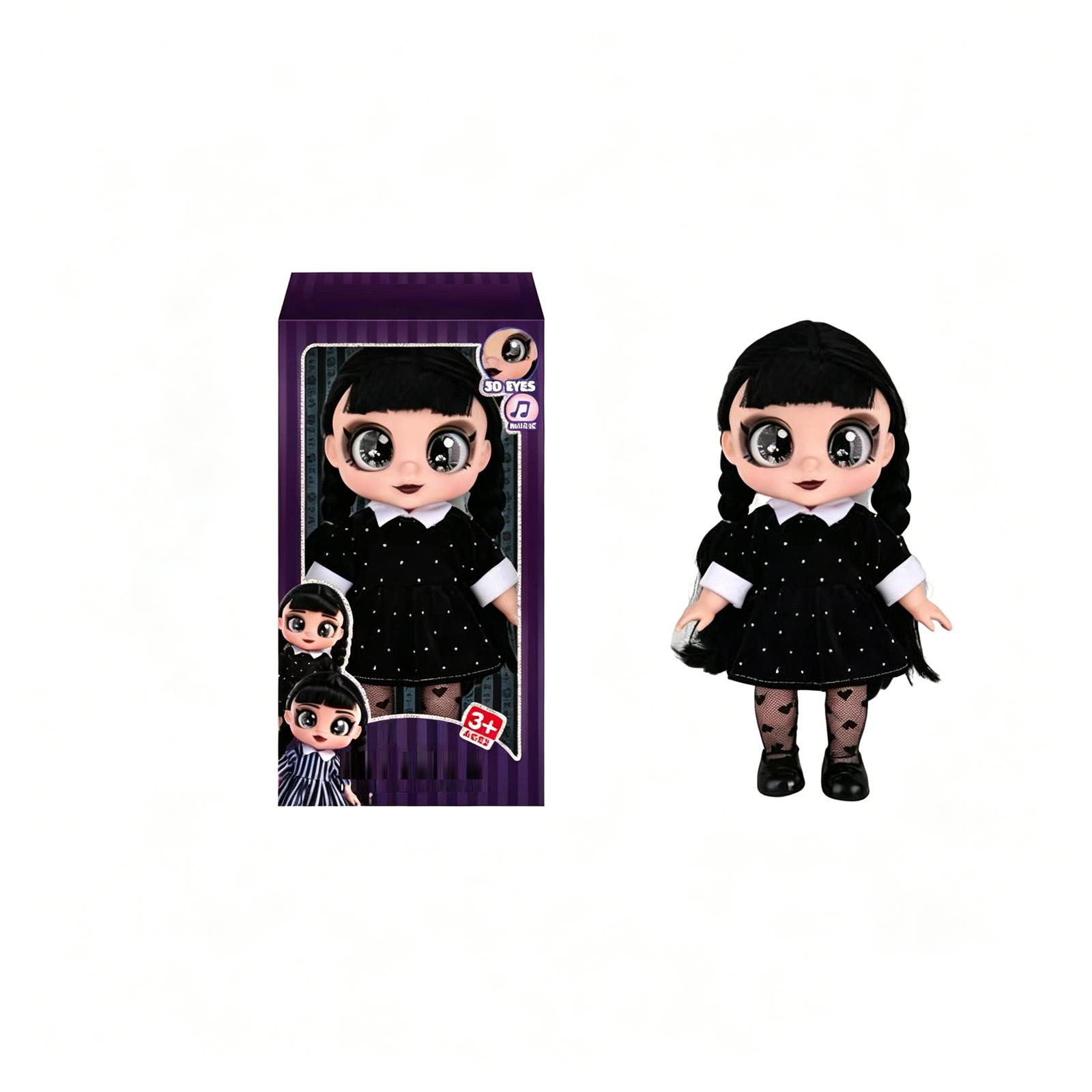 Collectible Doll with Moving Eyes and Built-In Music Feature Soft Vinyl Body and Fabric Outfit Suitable for Ages 3 and Up One Size
Collectible Doll with Moving Eyes and Built-In Music Feature Soft Vinyl Body and Fabric Outfit Suitable for Ages 3 and Up One Size