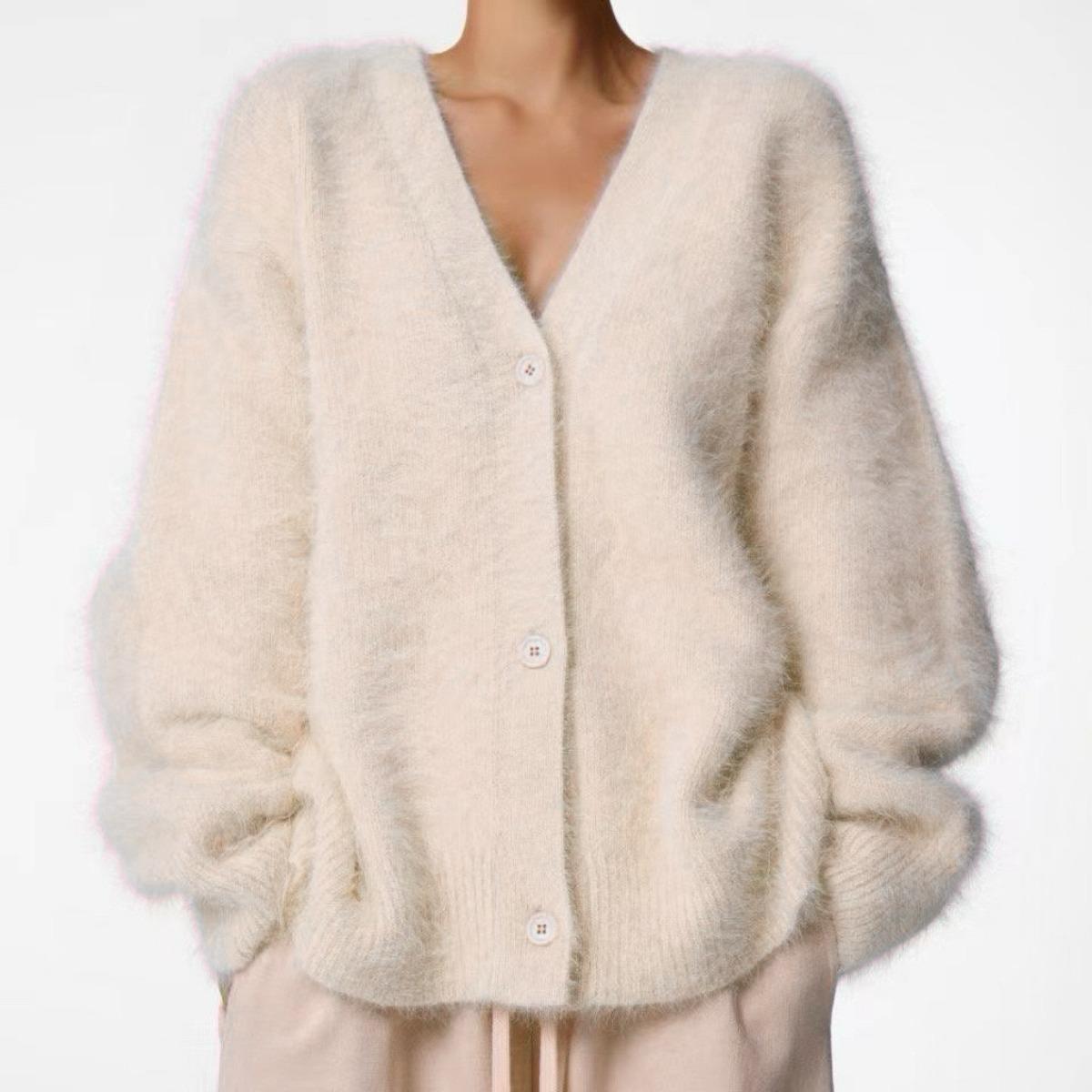XS-3XL Spring and Autumn Faux Mink Cardigan Women s Lazy Style Loose Sweater Jacket Soft Long Sleeved Knitted Sweater Women XS
XS-3XL Spring and Autumn Faux Mink Cardigan Women s Lazy Style Loose Sweater Jacket Soft Long Sleeved Knitted Sweater Women XS