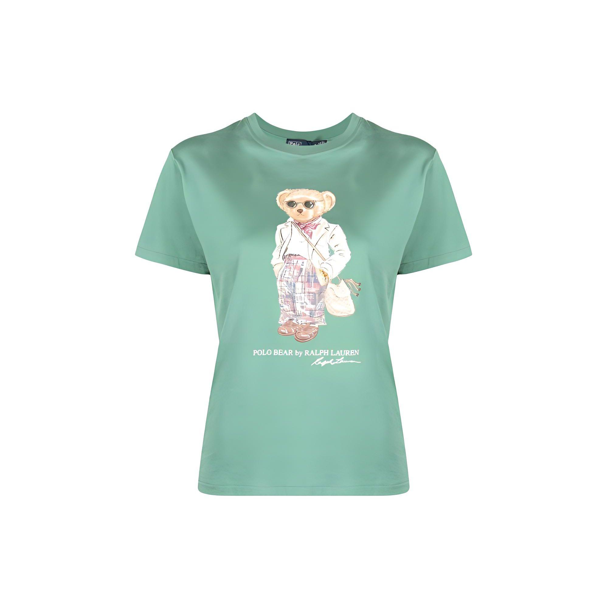 Polo Ralph Lauren Bear Print Crew Neck Short Sleeve T-Shirt Women Tops Green 211892607-001 S
Polo Ralph Lauren Bear Print Crew Neck Short Sleeve T-Shirt Women Tops Green 211892607-001 S