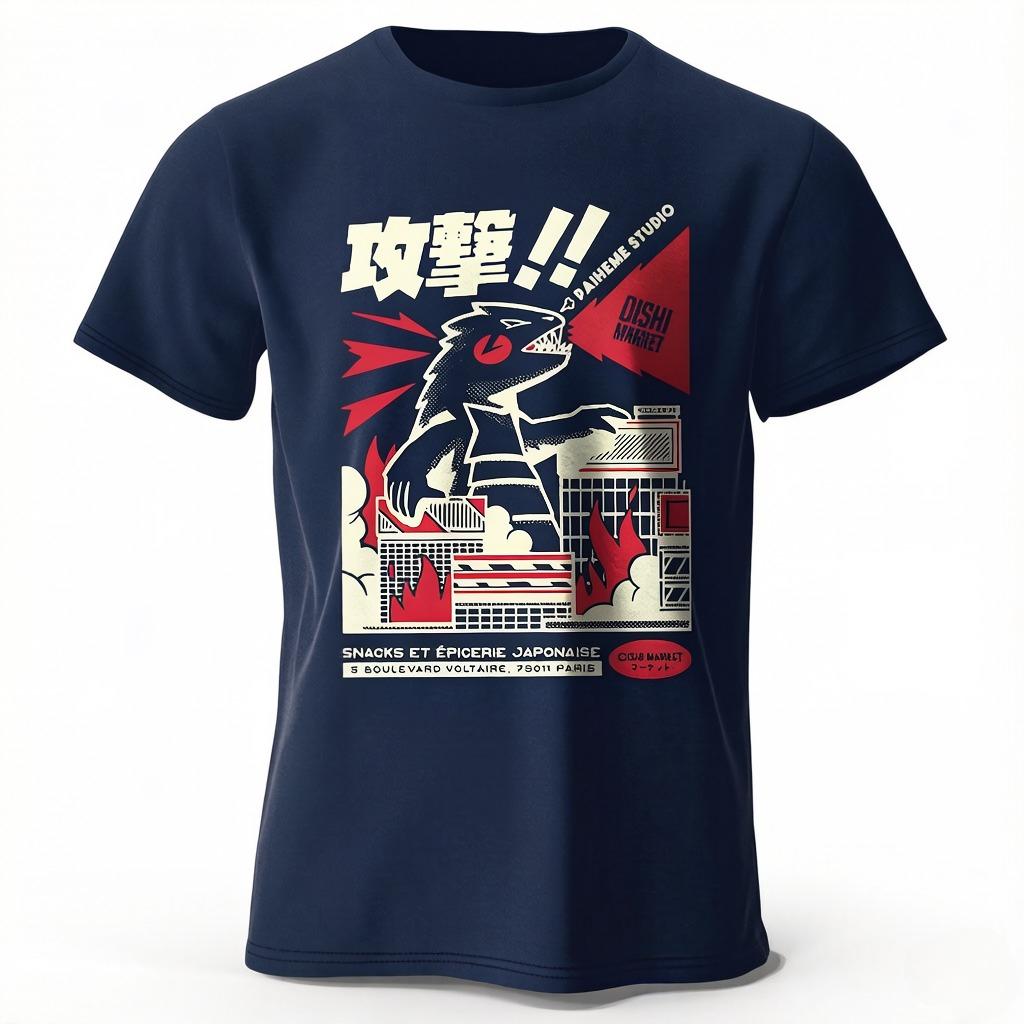Summer Urban Anime Dinosaur Graphic Tshirt Unique Japanese Cartoon Design for Unisex Women Trendy Streetwear Unisexs Shirts 4XL
Summer Urban Anime Dinosaur Graphic Tshirt Unique Japanese Cartoon Design for Unisex Women Trendy Streetwear Unisexs Shirts 4XL