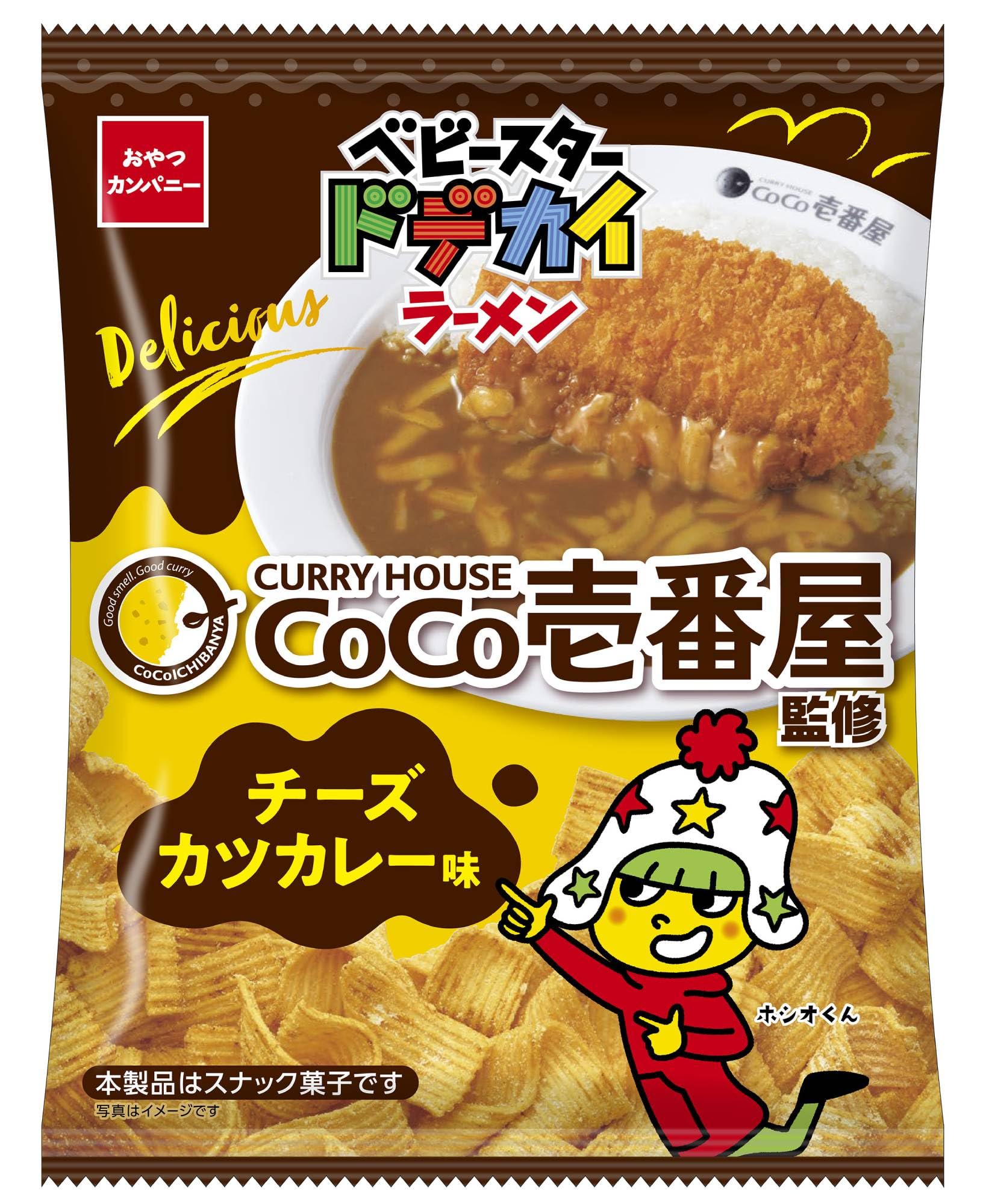 Oyatsu Company Baby Star Dodekai Смак Карі з Сирною Котлетою CoCo Ichibanya Продукт Широка Локшина Легка для Підхоплення Закуска 60г x 12 Пакетиків (Співпраця
Oyatsu Company Baby Star Dodekai Смак Карі з Сирною Котлетою CoCo Ichibanya Продукт Широка Локшина Легка для Підхоплення Закуска 60г x 12 Пакетиків (Співпраця