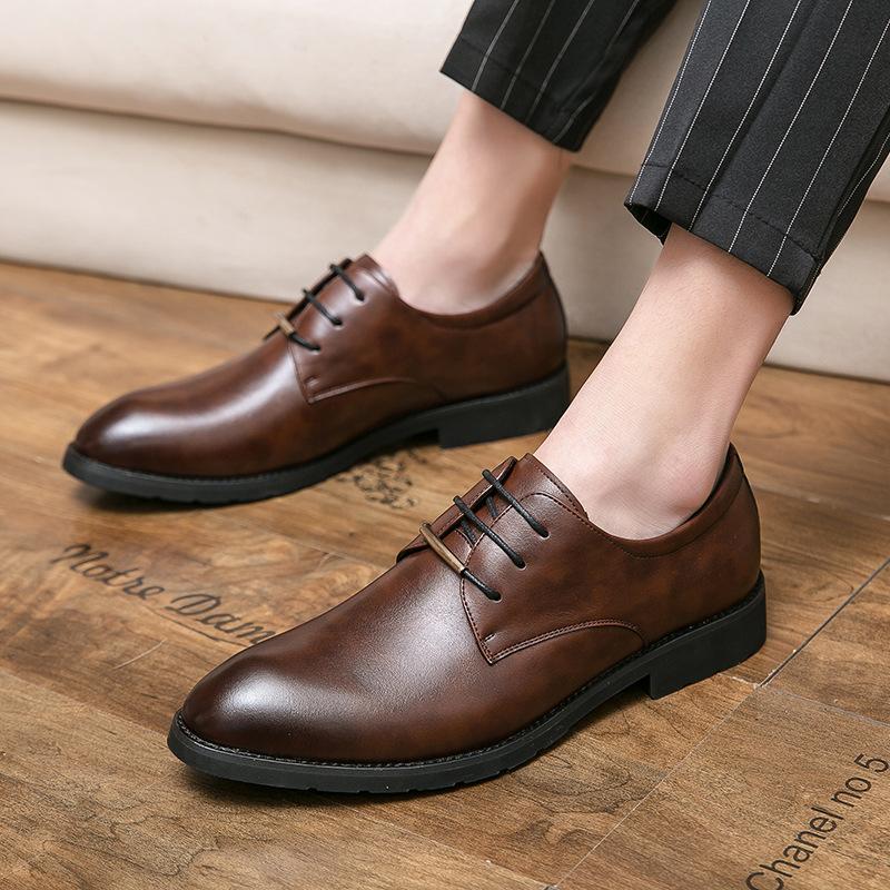 Men s shoes large size new casual leather shoes fashion business foot leather shoes Korean version trend men s pointed leather shoes 38
Men s shoes large size new casual leather shoes fashion business foot leather shoes Korean version trend men s pointed leather shoes 38