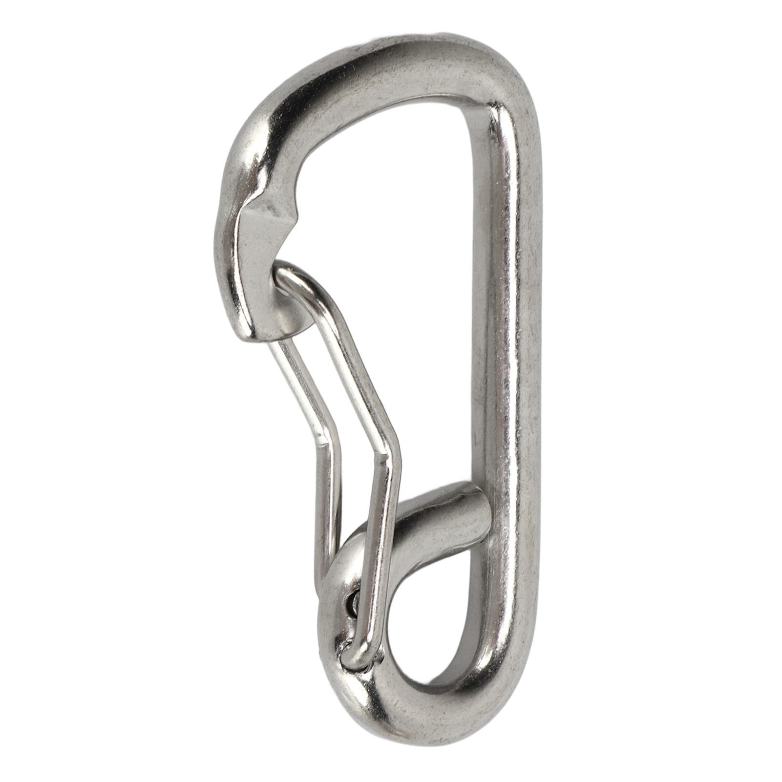 Spring Snap Hook Carabiner 316 Stainless Steel Marine Grade Heavy Duty Spring Snap Hooks for Diving Equipment
Spring Snap Hook Carabiner 316 Stainless Steel Marine Grade Heavy Duty Spring Snap Hooks for Diving Equipment