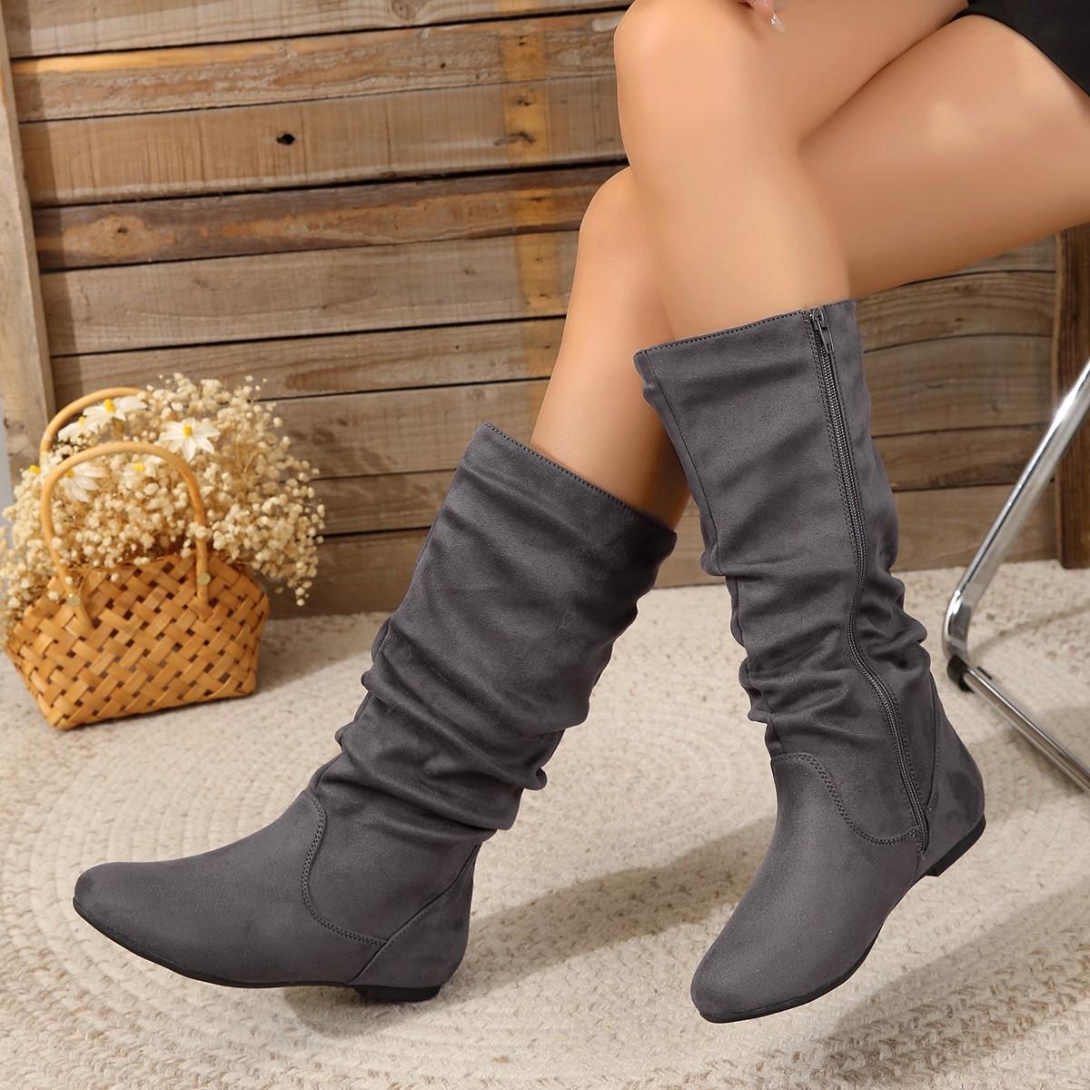 Fashion Mid-calf Women s Boots Winter New Platform Flat Shoes for Women Fashion Side Zipper Female Vintage Casual Ladies Riding Boot 36
Fashion Mid-calf Women s Boots Winter New Platform Flat Shoes for Women Fashion Side Zipper Female Vintage Casual Ladies Riding Boot 36