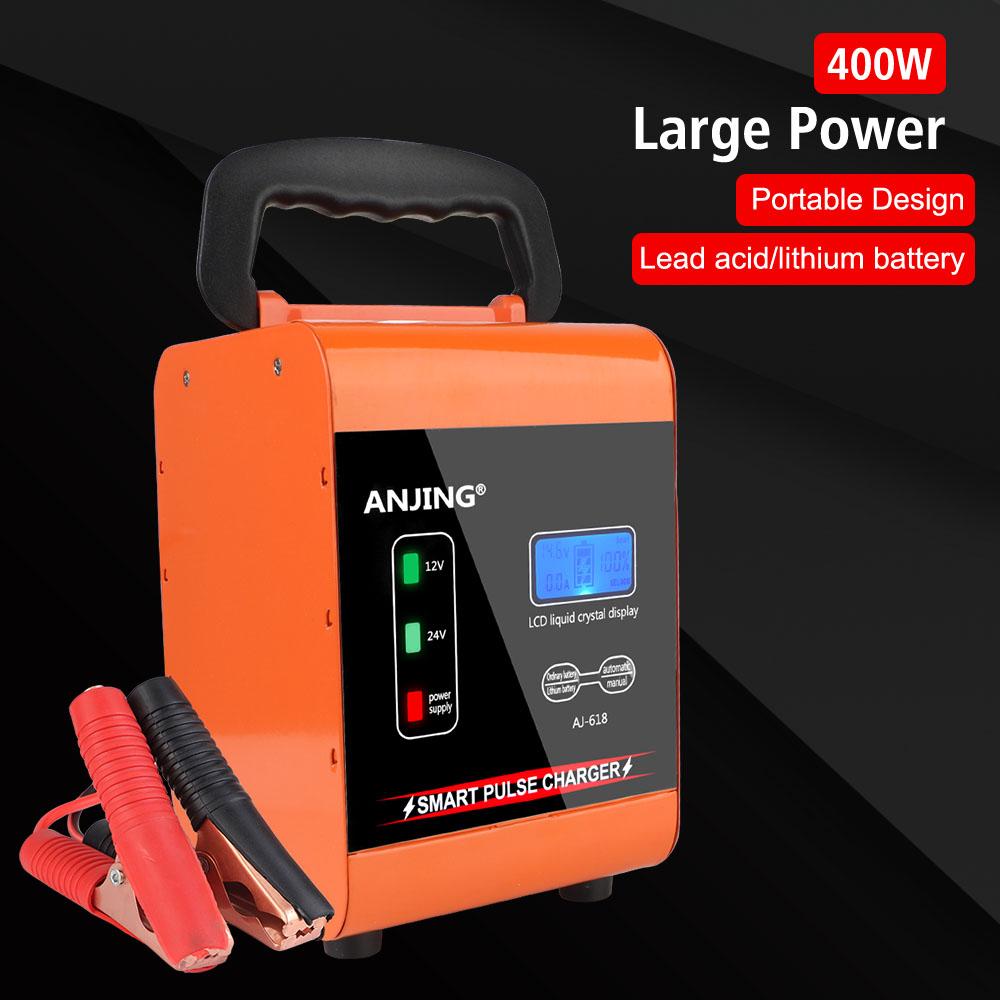 Pulse Repair Battery Charging 400W Powerful For Motorcycle SUV Truck Car Battery Smart Car Battery Charger 12V 24V LED Display оранжевый
Pulse Repair Battery Charging 400W Powerful For Motorcycle SUV Truck Car Battery Smart Car Battery Charger 12V 24V LED Display оранжевый