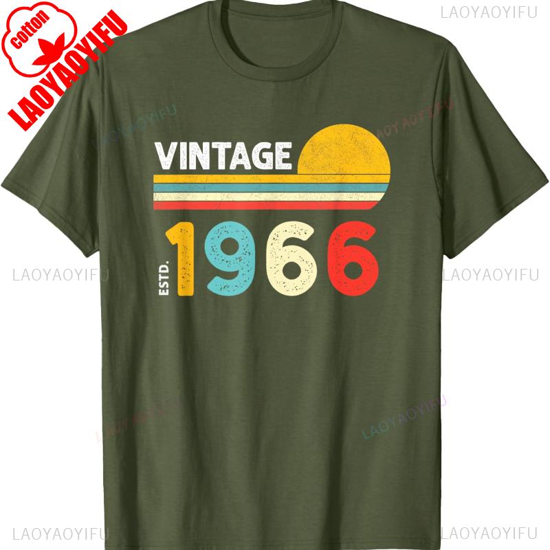 Vintage 1966 Nostalgia TShirt High quality cotton Crewneck printed Tshirt tops Allmatch casual style Regular short sleeve S
Vintage 1966 Nostalgia TShirt High quality cotton Crewneck printed Tshirt tops Allmatch casual style Regular short sleeve S