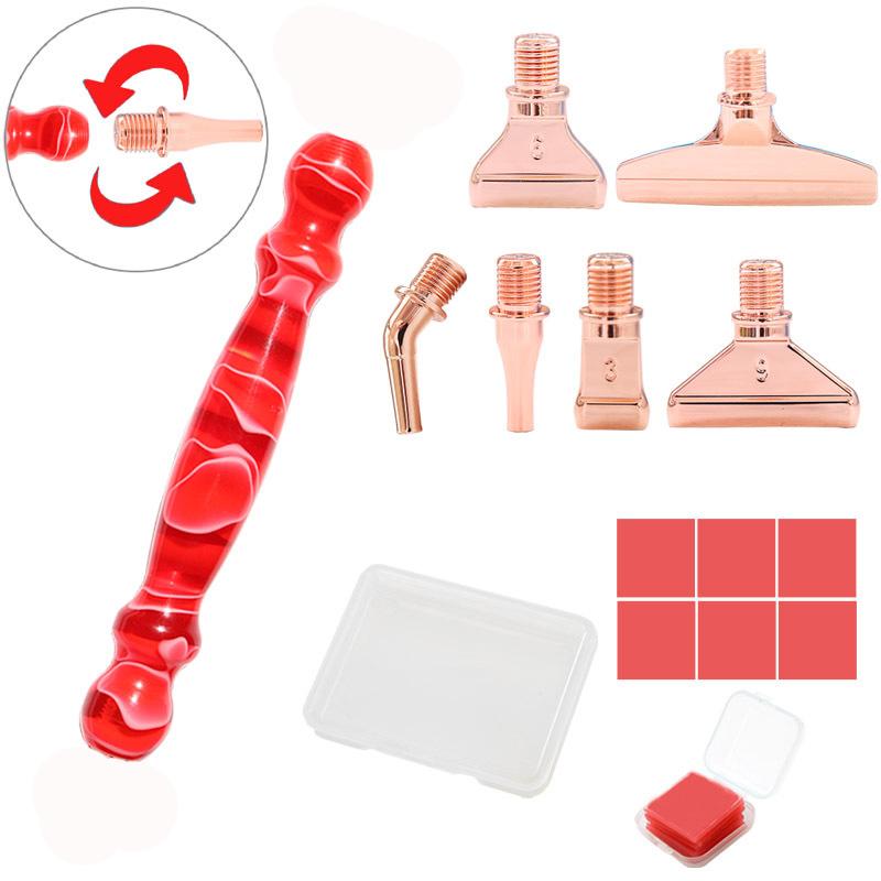 Color Multifunctional Metal Screw Thread Tips, Threaded Diamond Painting Dot Drill Tool Kit,Bits Accessories Embroidery Pen
Color Multifunctional Metal Screw Thread Tips, Threaded Diamond Painting Dot Drill Tool Kit,Bits Accessories Embroidery Pen