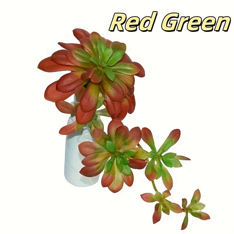 1 шт. Реалистичное искусственное растение-суккулент 27 см Лоза Пластик Зеленый Красный Водонепроницаемый Устойчивый к пятнам для поделок Домашний Декор для улицы
1 шт. Реалистичное искусственное растение-суккулент 27 см Лоза Пластик Зеленый Красный Водонепроницаемый Устойчивый к пятнам для поделок Домашний Декор для улицы