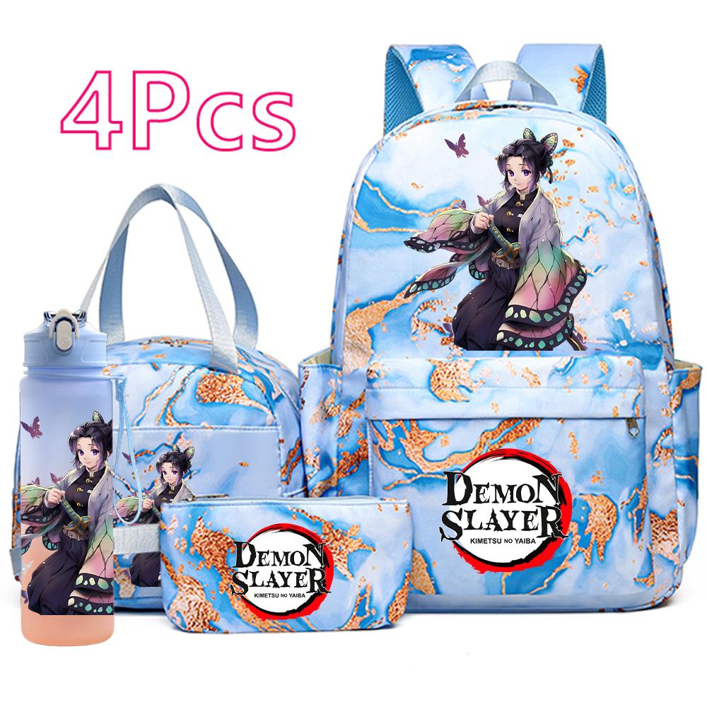 4Pcs/set Anime Demon Slayer Printed Backpack Handbag Pencil Case with 750Ml Water Bottler for Teenager Boy Girl Large Capacity Waterproof Schoolbag
4Pcs/set Anime Demon Slayer Printed Backpack Handbag Pencil Case with 750Ml Water Bottler for Teenager Boy Girl Large Capacity Waterproof Schoolbag