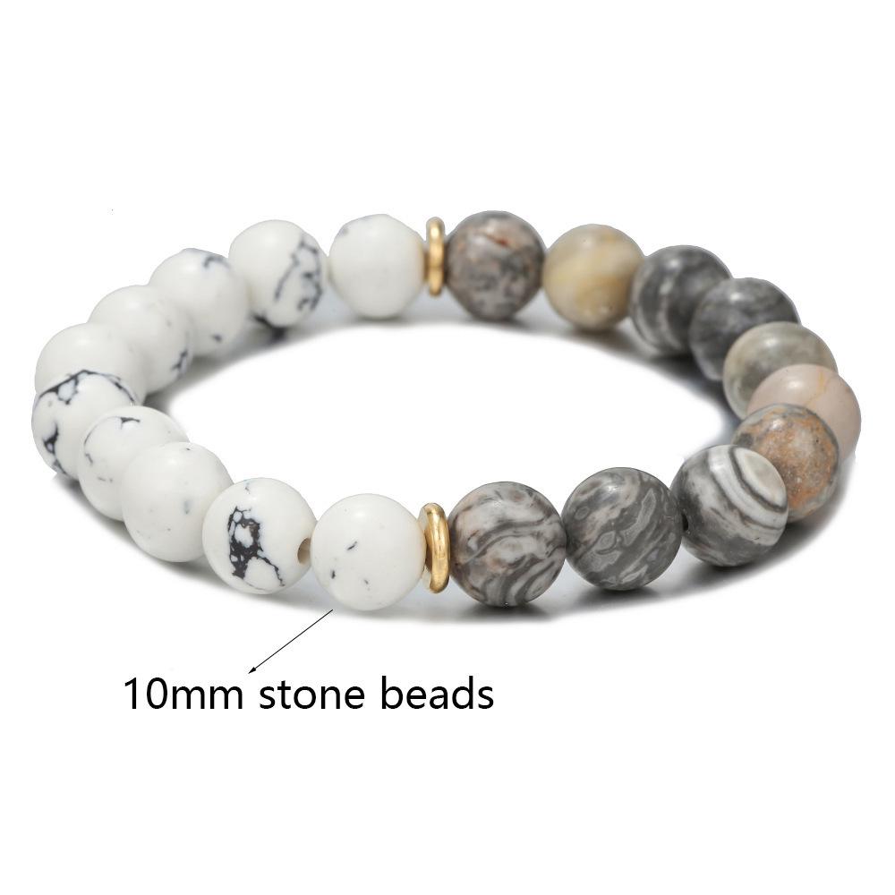 Men s Vintage Snowflake Obsidian & Volcanic Rock Bracelet - 10/8mm Elastic Beaded Design for Couples
Men s Vintage Snowflake Obsidian & Volcanic Rock Bracelet - 10/8mm Elastic Beaded Design for Couples