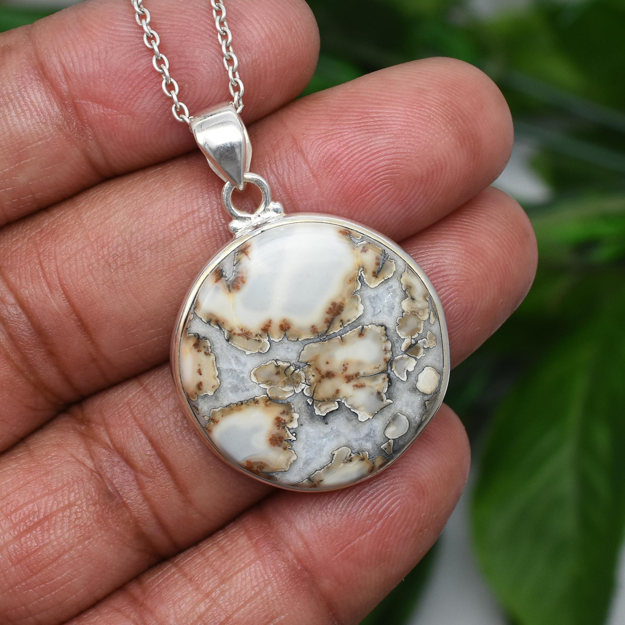 White Maligano jasper Pendant Necklace, 925 Sterling Silver Necklace, Handmade Silver Jewelry, Crystal Gemstone, white Maligano Jasper 1.56 Inches Length белый
White Maligano jasper Pendant Necklace, 925 Sterling Silver Necklace, Handmade Silver Jewelry, Crystal Gemstone, white Maligano Jasper 1.56 Inches Length белый