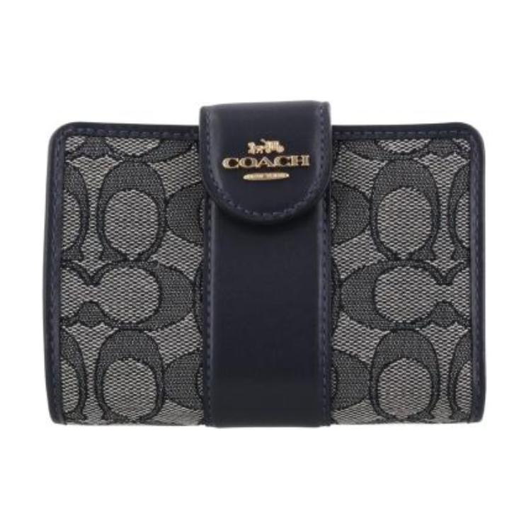 Coach 13 Metal Logo Canvas Jacquard And Calfskin Wallet Women Wallet Midnight-Navy CU987-IMX1X Midnight Marine Blue
Coach 13 Metal Logo Canvas Jacquard And Calfskin Wallet Women Wallet Midnight-Navy CU987-IMX1X Midnight Marine Blue