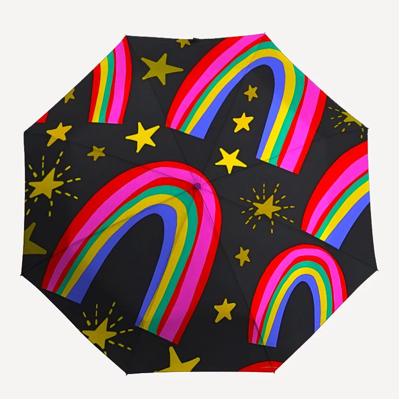 1pc Rainbow Automatic Open/close Folding Umbrella, Compact Portable Travel Umbrella,Durable Construction yy250814120
1pc Rainbow Automatic Open/close Folding Umbrella, Compact Portable Travel Umbrella,Durable Construction yy250814120