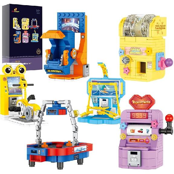 JMBricklayer Конструктор Игровая консоль Друг 20134, 12 в 1 Мини-игровая консоль Коллекционная модель, Подарки на Рождественскую вечеринку для пакетов с угощениями, 6 Mini Game Console
JMBricklayer Конструктор Игровая консоль Друг 20134, 12 в 1 Мини-игровая консоль Коллекционная модель, Подарки на Рождественскую вечеринку для пакетов с угощениями, 6 Mini Game Console