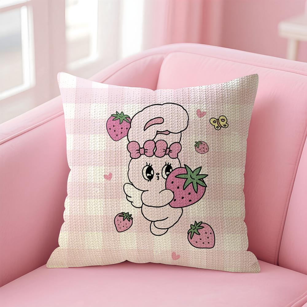 EEsther BunnyY Pink Cute Cushion Cover Natural Linen Pillow Case DoubleSided Print Decorative Sofa Pillowcase Home Decor Gift 30x30cm
EEsther BunnyY Pink Cute Cushion Cover Natural Linen Pillow Case DoubleSided Print Decorative Sofa Pillowcase Home Decor Gift 30x30cm