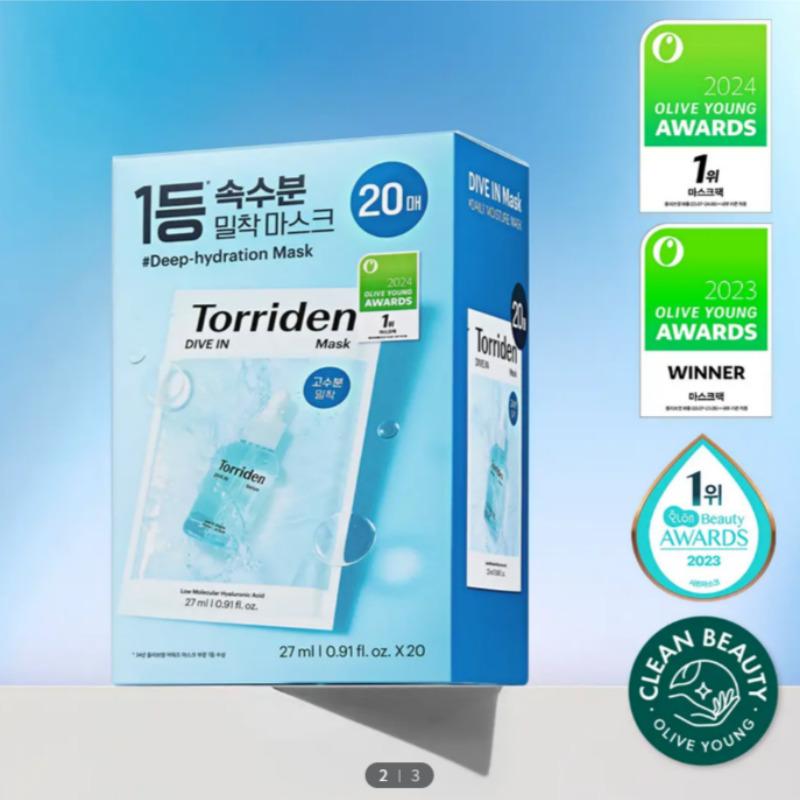 Torriden Sheet Mask Moisture 20 Sheets
Torriden Sheet Mask Moisture 20 Sheets