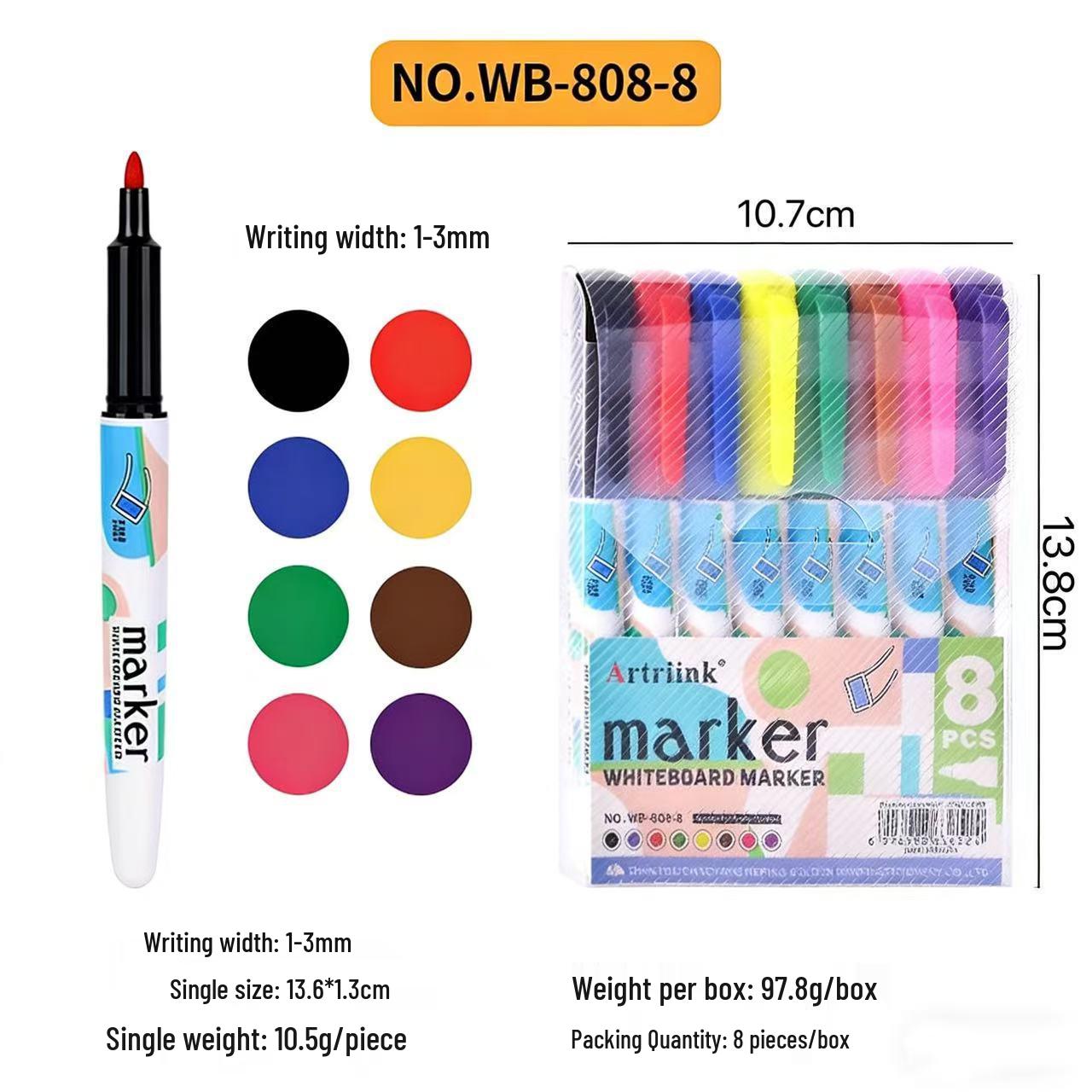 Letu Large Capacity Quick-Drying Waterproof Whiteboard Marker: Easy to Write & Erase for Graffiti and Painting
Letu Large Capacity Quick-Drying Waterproof Whiteboard Marker: Easy to Write & Erase for Graffiti and Painting