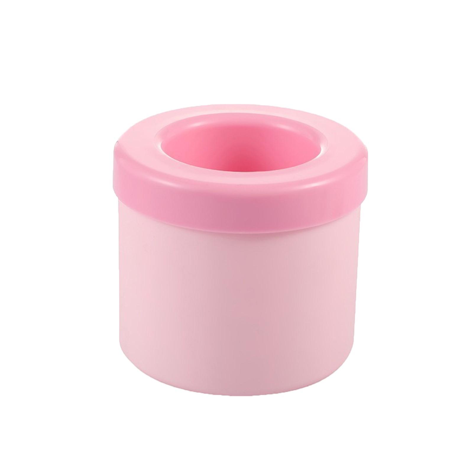 Форма для льда Pinch Cup, форма для льда в форме стакана, легко извлекаемая из формы, цилиндрический лоток для льда, ведерко для льда, контейнер для льда, ведро для хранения One Size розовый