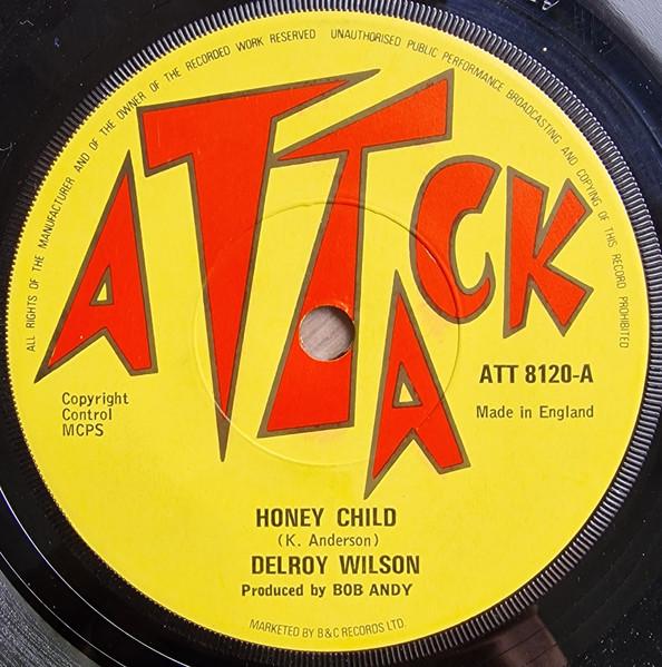 7inch Record DELROY WILSON Honey Child Time Is Running Out ATT8120 ATTACK 1975 UK Reggae Ska Dub Used
7inch Record DELROY WILSON Honey Child Time Is Running Out ATT8120 ATTACK 1975 UK Reggae Ska Dub Used