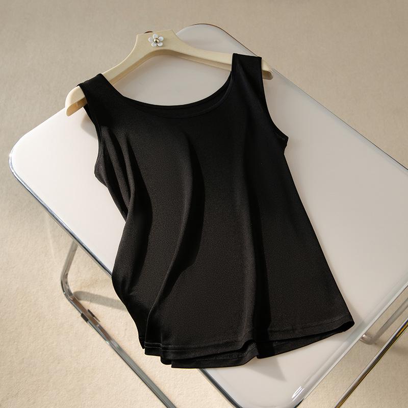 Женская сексуальная шелковая майка: Летнее шелковое белье из тутового шелка с красивым дизайном спины для нижнего белья или верхней одежды XXL чёрный
Женская сексуальная шелковая майка: Летнее шелковое белье из тутового шелка с красивым дизайном спины для нижнего белья или верхней одежды XXL чёрный