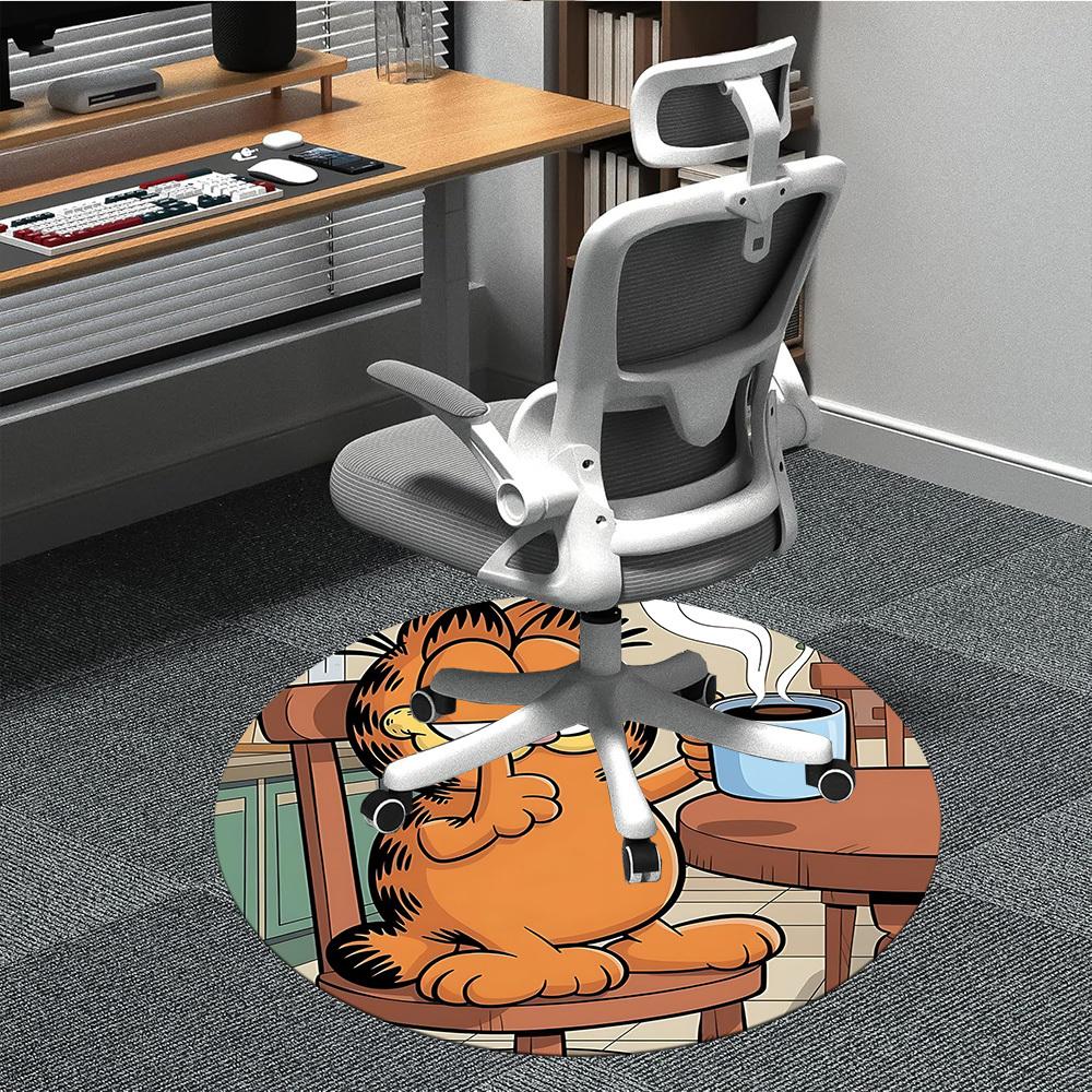 1PC Garfield Coffee Office Round Area Rug, Indoor Mat Suitable For Office, Under Office Chairs Bedroom Living Room Home Decor DT1212054 80cm by 80cm
1PC Garfield Coffee Office Round Area Rug, Indoor Mat Suitable For Office, Under Office Chairs Bedroom Living Room Home Decor DT1212054 80cm by 80cm