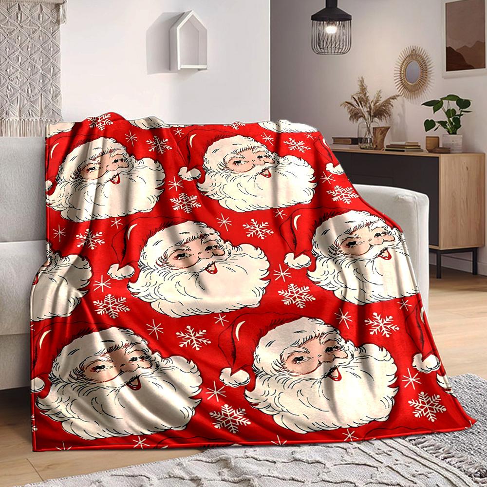 1pc Santa Claus Design Blanket Warm, Cozy, And Soft, Suitable for Sofas, Beds, Cars, And Office Use.Perfect for Camping And Travel, Making It a Great 100x150cm
1pc Santa Claus Design Blanket Warm, Cozy, And Soft, Suitable for Sofas, Beds, Cars, And Office Use.Perfect for Camping And Travel, Making It a Great 100x150cm