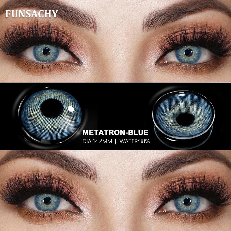 FUNSACHY 2PCS годовые цветные контактные линзы для глаз натуральные зрачки серо-голубые контактные линзы косметика косметика высокого качества линзы
FUNSACHY 2PCS годовые цветные контактные линзы для глаз натуральные зрачки серо-голубые контактные линзы косметика косметика высокого качества линзы