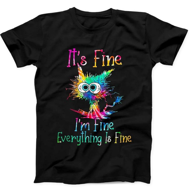 230 г/м² 100% хлопок It S Fine IM Fine Everything Is Fine Cat Meme Смешная подарочная футболка черная футболка B122 XXS чёрный
230 г/м² 100% хлопок It S Fine IM Fine Everything Is Fine Cat Meme Смешная подарочная футболка черная футболка B122 XXS чёрный