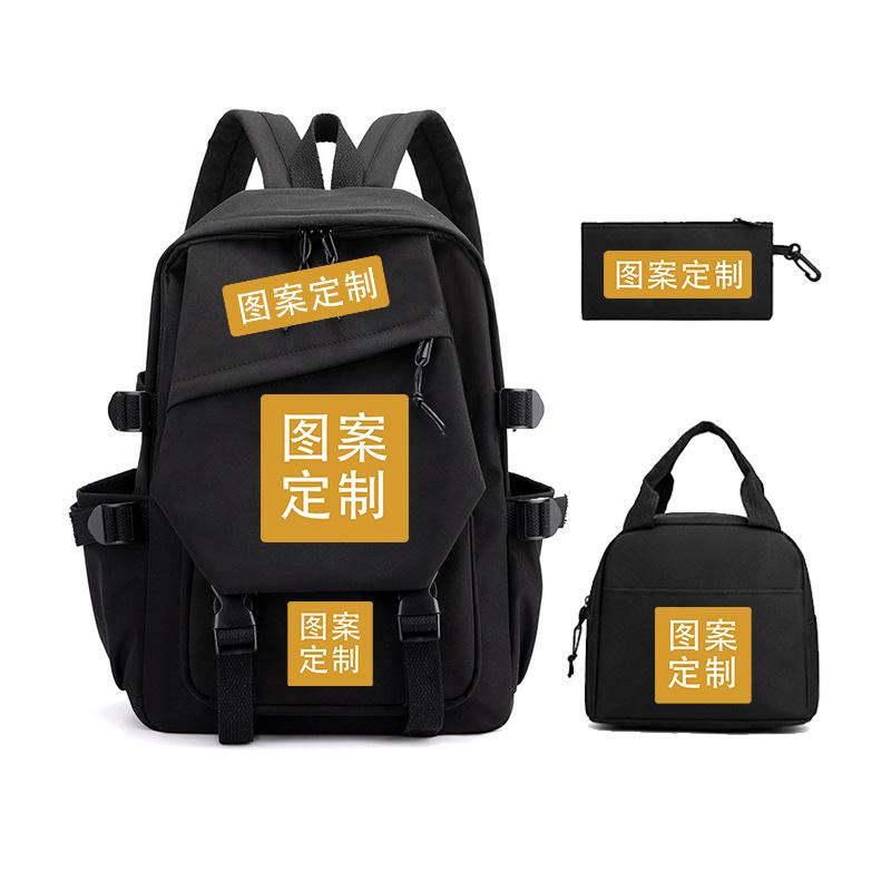 Come to the picture to make a student schoolbag cross-border fashion children s meal bag casual pencil bag combination three-piece set,
Come to the picture to make a student schoolbag cross-border fashion children s meal bag casual pencil bag combination three-piece set,