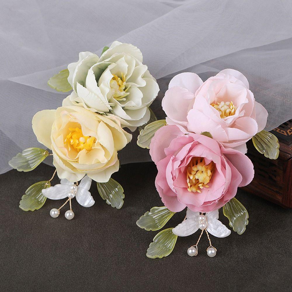 Girls Flower Hanfu Pearl Chinese Style Bride Headdress Women Hair Clips Barrettes Korean Hairpins рожевий
Girls Flower Hanfu Pearl Chinese Style Bride Headdress Women Hair Clips Barrettes Korean Hairpins рожевий