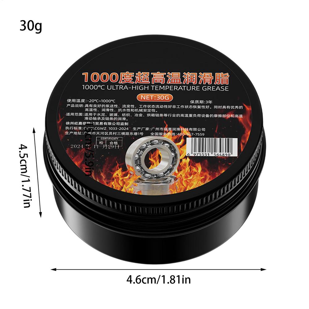 Waterproof High-Temperature Grease 30g Marine Grade Lubricant for Car Door Noise Elimination Bearings Hardware Boat Maintenance
Waterproof High-Temperature Grease 30g Marine Grade Lubricant for Car Door Noise Elimination Bearings Hardware Boat Maintenance