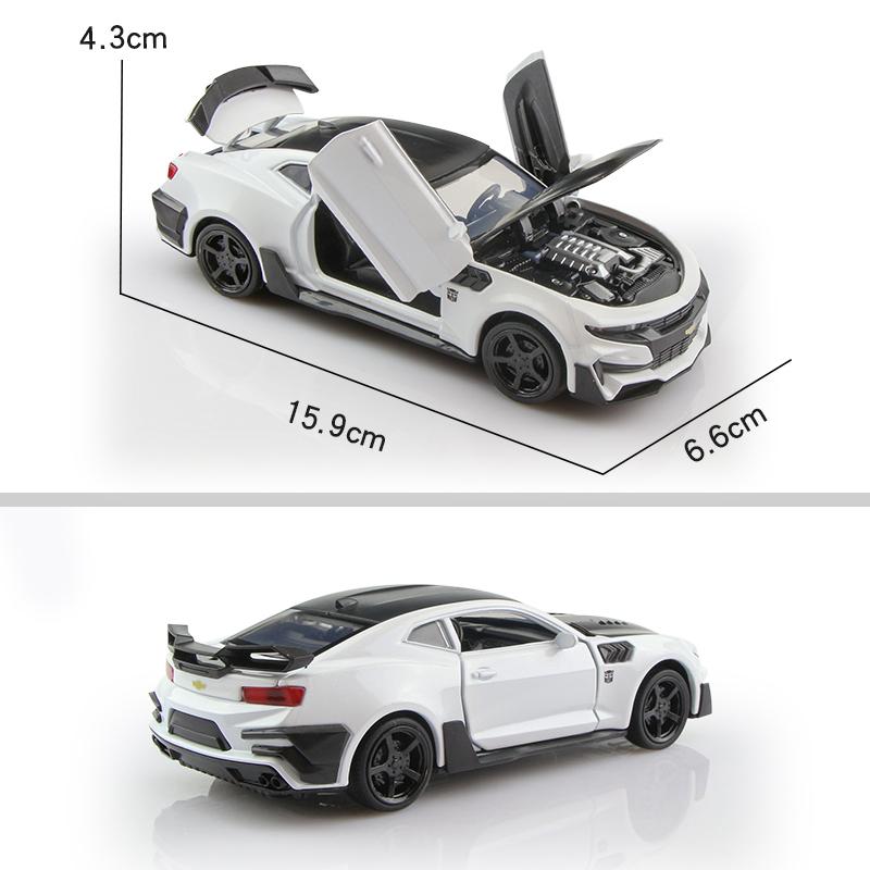 Chevrolet Camaro Суперкар Симуляція Литі та Іграшкові Транспортні Засоби Звуки та Світло Машинка з Інерційним Механізмом 1:32 моделі зі сплаву. Подарунки для дітей
Chevrolet Camaro Суперкар Симуляція Литі та Іграшкові Транспортні Засоби Звуки та Світло Машинка з Інерційним Механізмом 1:32 моделі зі сплаву. Подарунки для дітей