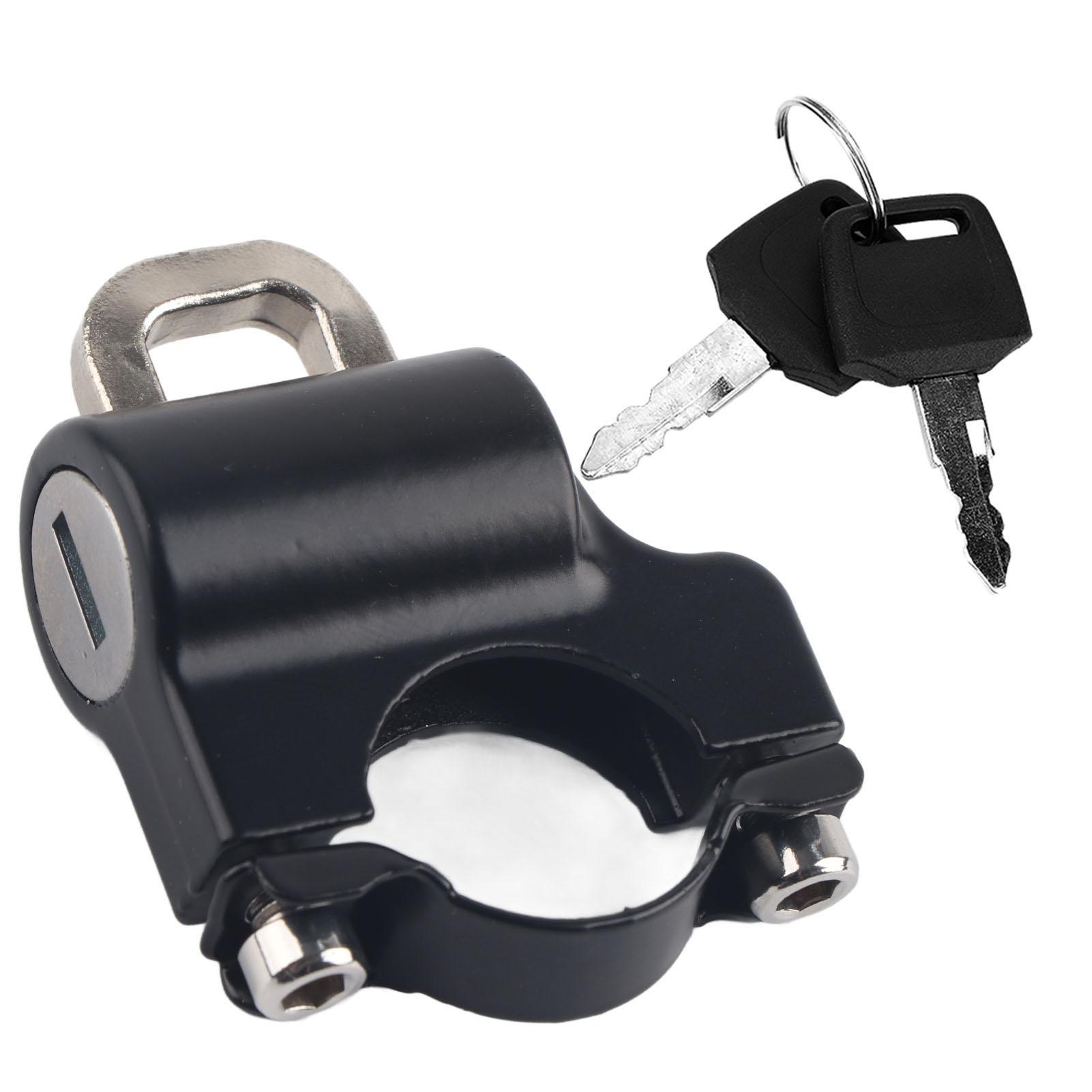 22mm Handlebars Motorcycle Helmet Security Lock Padlock with 2 Keys (Black)
22mm Handlebars Motorcycle Helmet Security Lock Padlock with 2 Keys (Black)