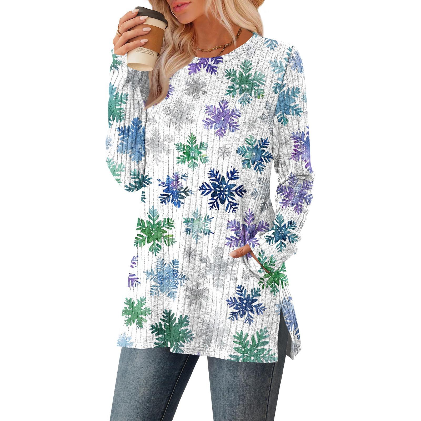 Женский топ с круглым вырезом, длинными рукавами, карманами и боковыми разрезами с градиентным принтом L
Женский топ с круглым вырезом, длинными рукавами, карманами и боковыми разрезами с градиентным принтом L