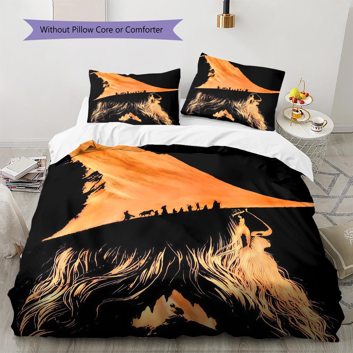 Gandalf Bedding Set, 1 Duvet Cover & 2 Pillowcases, Suitable for Home, Ideal Gift for Lord of the Rings Fans 135x200cm
Gandalf Bedding Set, 1 Duvet Cover & 2 Pillowcases, Suitable for Home, Ideal Gift for Lord of the Rings Fans 135x200cm
