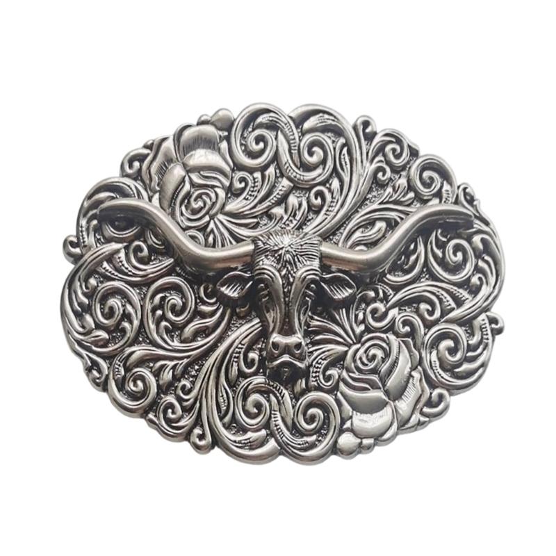 High Quality Zincs Alloys Fashion Buckle Featuring Bull Pattern Ideal for Comfortable Long Lasting Wear
High Quality Zincs Alloys Fashion Buckle Featuring Bull Pattern Ideal for Comfortable Long Lasting Wear