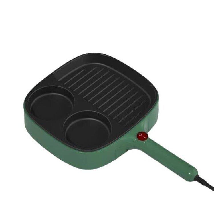 Мініелектрична сковорода для гуртожитку з антипригарним покриттям, машина для сніданку, сковорода для смаження яєць та оладок European standard темно-зелений колір
Мініелектрична сковорода для гуртожитку з антипригарним покриттям, машина для сніданку, сковорода для смаження яєць та оладок European standard темно-зелений колір