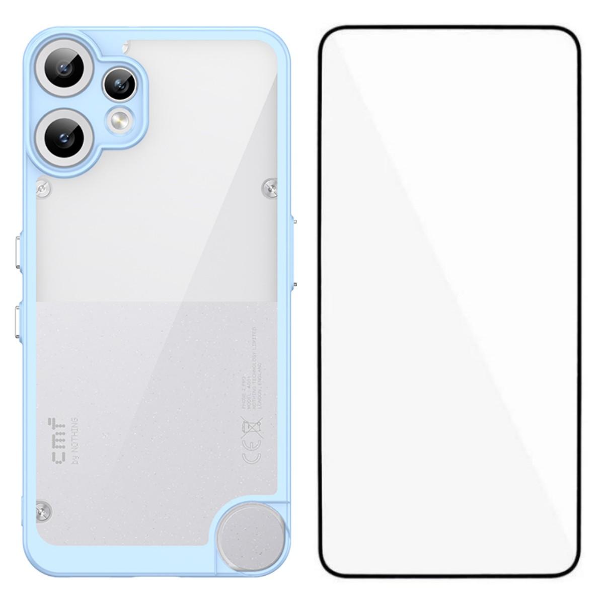 For Nothing CMF Phone 2 Pro Back Cover WANLONFENG XC Series TPU Acrylic Phone Case with Tempered Glass Film B
For Nothing CMF Phone 2 Pro Back Cover WANLONFENG XC Series TPU Acrylic Phone Case with Tempered Glass Film B