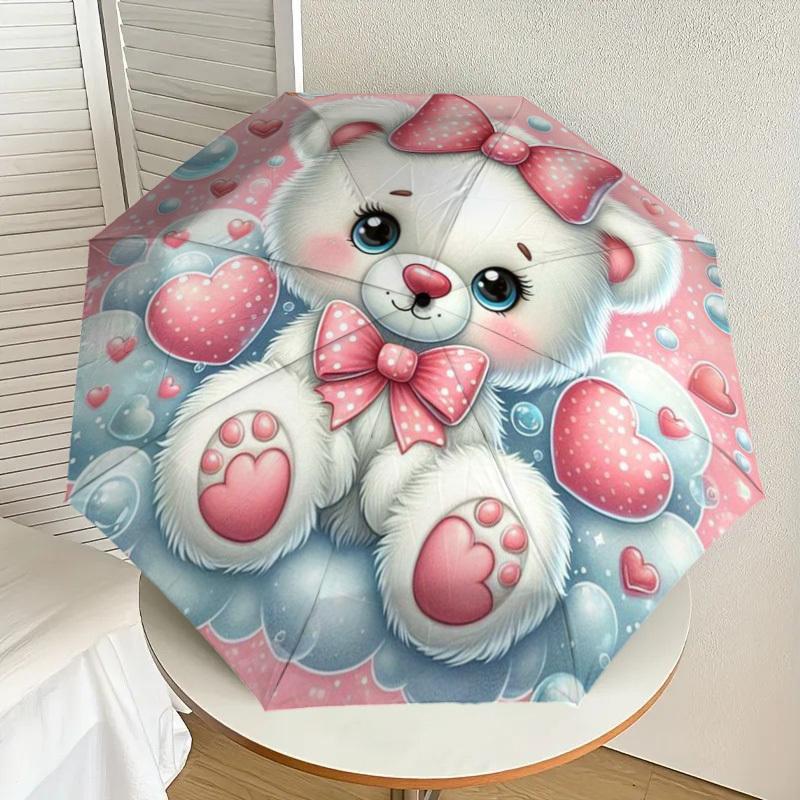 1pc Cute Teddy Bear with Hearts Umbrella with Plastic Handle,Suitable for All Seasons Home Travel Outdoor UmbrellaDD044
1pc Cute Teddy Bear with Hearts Umbrella with Plastic Handle,Suitable for All Seasons Home Travel Outdoor UmbrellaDD044