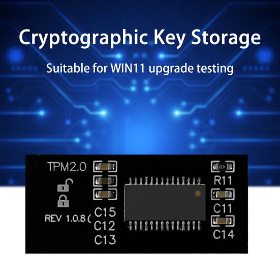 Плата модуля безопасности шифрования TPM2.0, улучшенная компьютерная безопасность, высокоэффективный стабильный 20-контактный модуль для Windows11
Плата модуля безопасности шифрования TPM2.0, улучшенная компьютерная безопасность, высокоэффективный стабильный 20-контактный модуль для Windows11