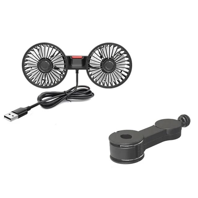 Car Seat Back Cooling Fan USB Charge Dual Head Fan 360 Degree Rotation Portable Cooler 3-Speed Super Wind Car Accessories
Car Seat Back Cooling Fan USB Charge Dual Head Fan 360 Degree Rotation Portable Cooler 3-Speed Super Wind Car Accessories