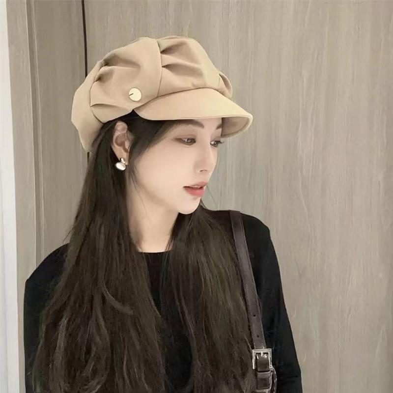 Vintage Women Beret Hat Autumn Winter Warm Female Octagonal Cap Korean Solid Color Newsboy Hats Girls Painter Caps Gorras хаки
Vintage Women Beret Hat Autumn Winter Warm Female Octagonal Cap Korean Solid Color Newsboy Hats Girls Painter Caps Gorras хаки